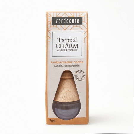 AMBIENTADOR COCHE TROPICAL CHARM VERDECORA