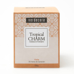 VELA TROPICAL CHARM 130GR VERDECORA