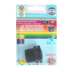 TAPON ROSCA MACHO 3/4 PULGADAS