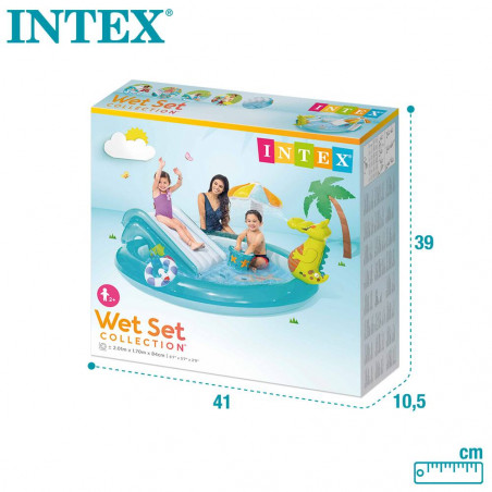 CENTRO DE JUEGOS AGUA COCODRILO 203X173X89CM
