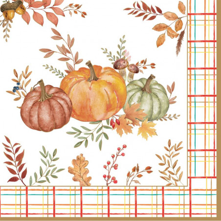 SERVILLETAS CALABAZAS