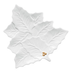 PLATO HOLLY WHITE 30X30CM