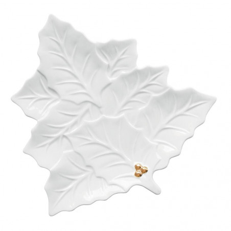 PLATO HOLLY WHITE 30X30CM