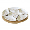 JUEGO APERITIVOS CHRISTMAS LIGHTS 25CM