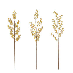 VARA ARTIFICIAL BAYAS ORO 80CM