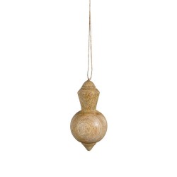 ADORNO ABETO MADERA 11X6CM