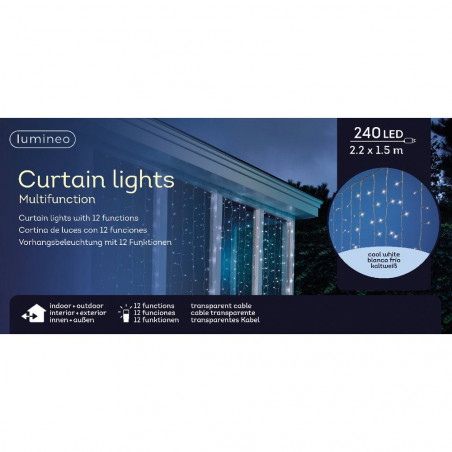 CORTINA 240 LEDS 150X225 CM NAVIDAD