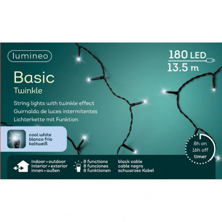 GUIRNALDA BLANCO FRÍO LUCES