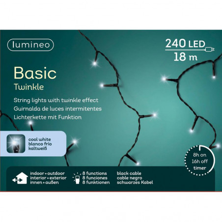 GUIRNALDA BLANCO FRÍO LUCES