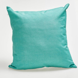 COJÍN LISO VERDE 45X45CM EXTERIOR