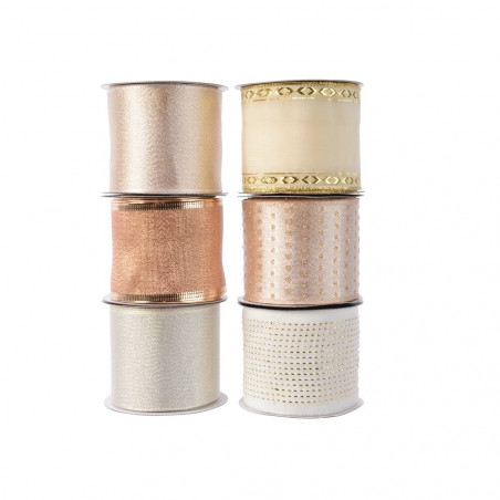 CINTA NAVIDAD CHAMPAGNE MIX