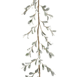GUIRNALDA MUÉRDAGO ARTIFICIAL ESCARCHA 180CM