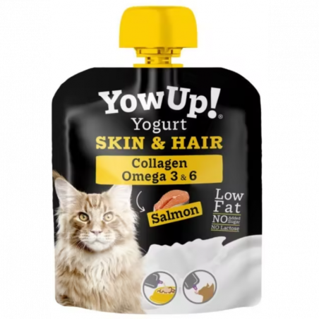 YOWUP! SKIN & HAIR GATOS 115GR SALMÓN