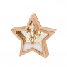 ESTRELLA MADERA MICROLED 18CM