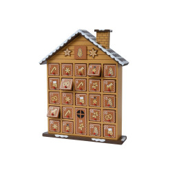 CALENDARIO ADVIENTO CASA 24.5X32CM