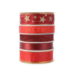CINTA POLIÉSTER TONOS ROJO