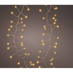 GUIRNALDA BLANCO CÁLIDO 100 MICROLED NAVIDAD