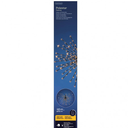 ESTRELLA POLAR LED 70CM EFECTO FLASH