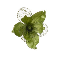 MAGNOLIA ARTIFICIAL VERDE 26CM CLIP