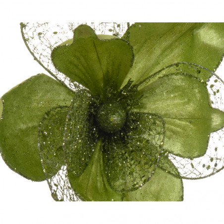 MAGNOLIA ARTIFICIAL VERDE 26CM CLIP