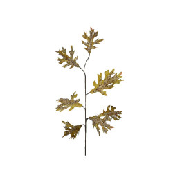 HOJAS OTOÑALES ARTIFICIAL PISTACHO PURPURINA