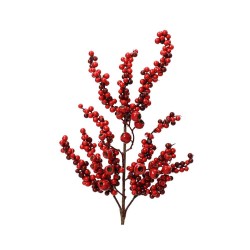 VARA BAYAS FOAM ROJAS ARTIFICIAL 60CM