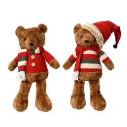 OSITO PELUCHE BUFANDA RAYAS