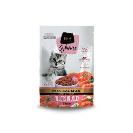 KITEN FILETES  SALMON ZANAHORIA Y ROMERO ERA 85G