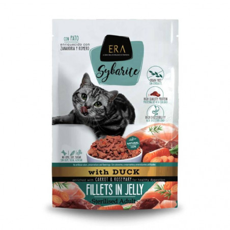 GATO ADULTO ESTERILIZADO FILETES PATO ZANAHORIA