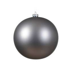 BOLA CRISTAL GRIS PLATA NAVIDAD
