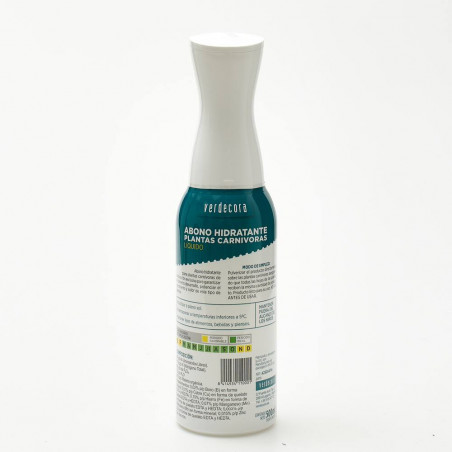 ABONO HIDRATANTE PLANTAS CARNÍVORAS 500ML VERDECORA