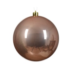 BOLA ROSA PERLADO NAVIDAD