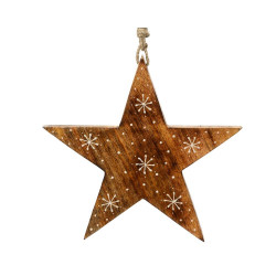 ADORNO ESTRELLA MADERA