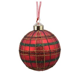 BOLA CRISTAL CUADROS 8CM