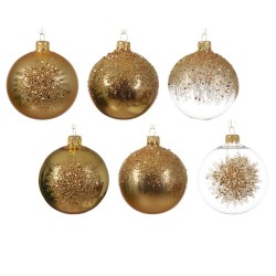 BOLA CRISTAL ORO 8CM