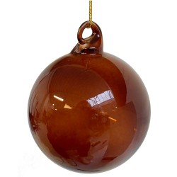 BOLA CRISTAL MARRÓN TRANSLUCIDO