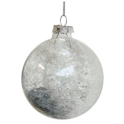 BOLA CRISTAL HILOS PLATA