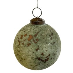 BOLA CRISTAL PATINA VERDE COBRE