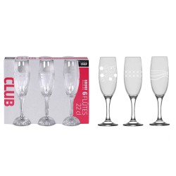 JUEGO 6 COPAS FLAUTA CLUB 22CL