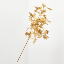 ACEBO ARTIFICIAL DORADO 60CM