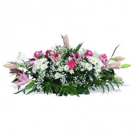 CENTRO NATURAL ALARGADO TONOS ROSA