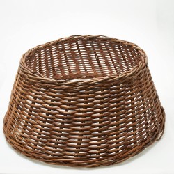 CUBRE PIE ÁRBOL RATÁN MARRÓN 28X65CM