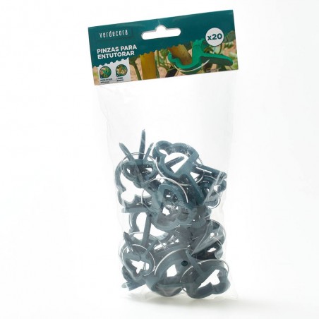 PINZA PARA ENTUTORAR PACK 20 UDS VERDECORA
