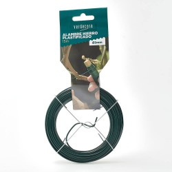 ALAMBRE HIERRO PLASTIFICADO 15M D2MM VERDECORA