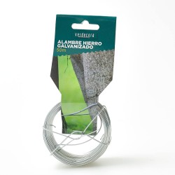 ALAMBRE HIERRO GALVANIZADO 50M D1MM VERDECORA