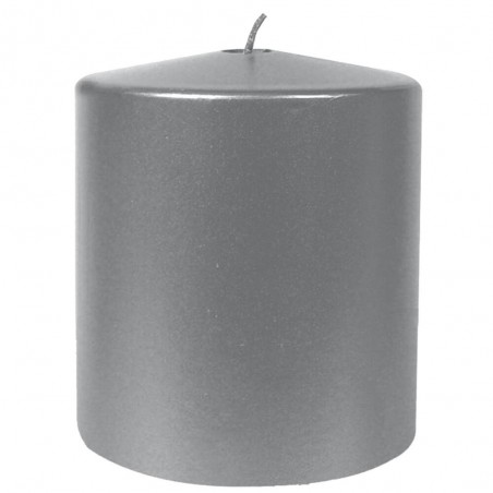 TACO METALIZADO 100X100 MM PLATA