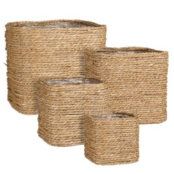 CESTA BELMOND CUADRADA MARRÓN