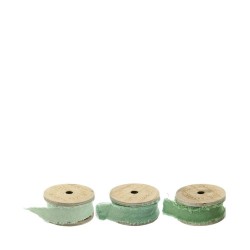 SET X3 CINTA DE LINO VERDE