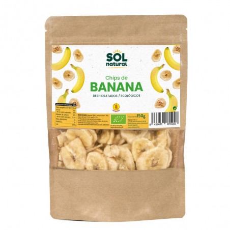CHIPS BANANA DESHIDRATADA BIO 150GR