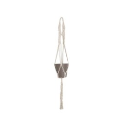 MACRAMÉ PARED BLANCO D13 H100 CM